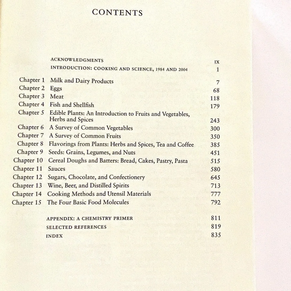 Harold McGee, On Food and Cooking, The Science & Lore of the Kitchen | Hard Copy